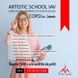 ARTISTIC SCHOOL IAV CORSI E RICORSI “MAGMATICI” BY IN ARTE VESUVIO